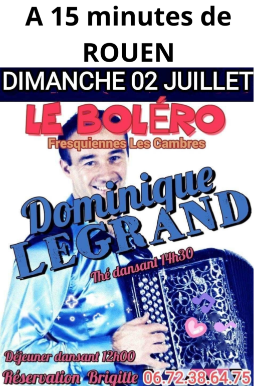 Bal Guinguette à 15 minutes de ROUEN le 2 juillet 2023