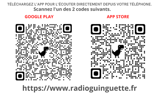 QR code APP Radio Guinguette