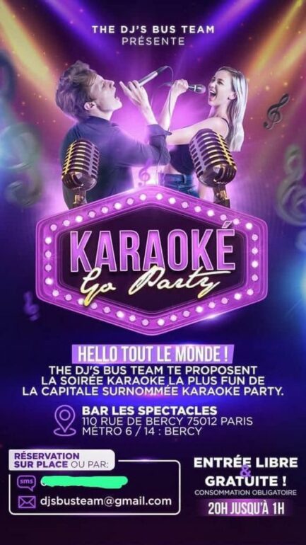 karaoké à Bercy