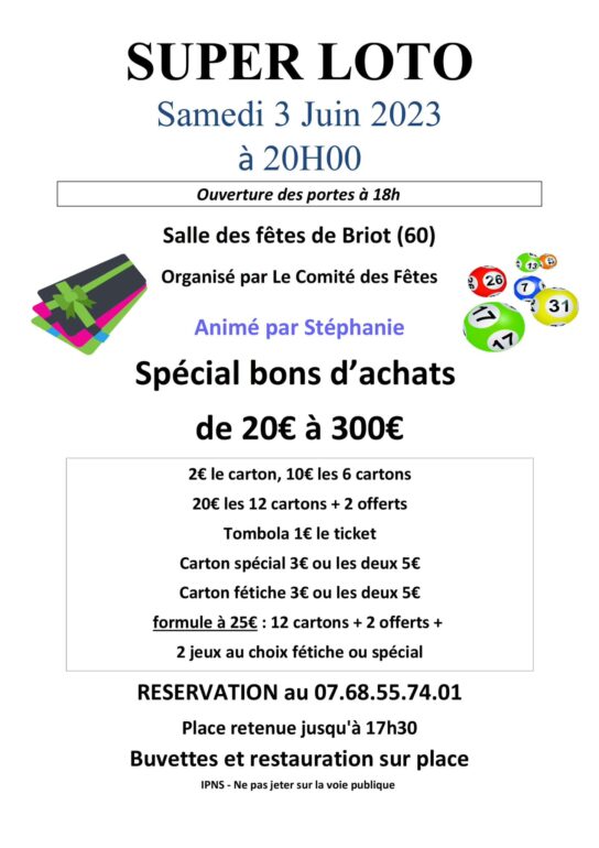 LOTO DANS LE 60