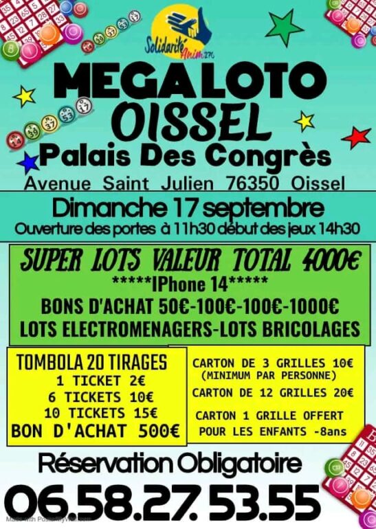 Ville de Oisel Loto en Seine Maritime en septembre