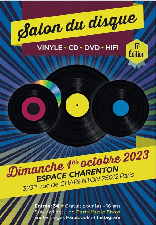Salon du disque Paris en septembre 2023