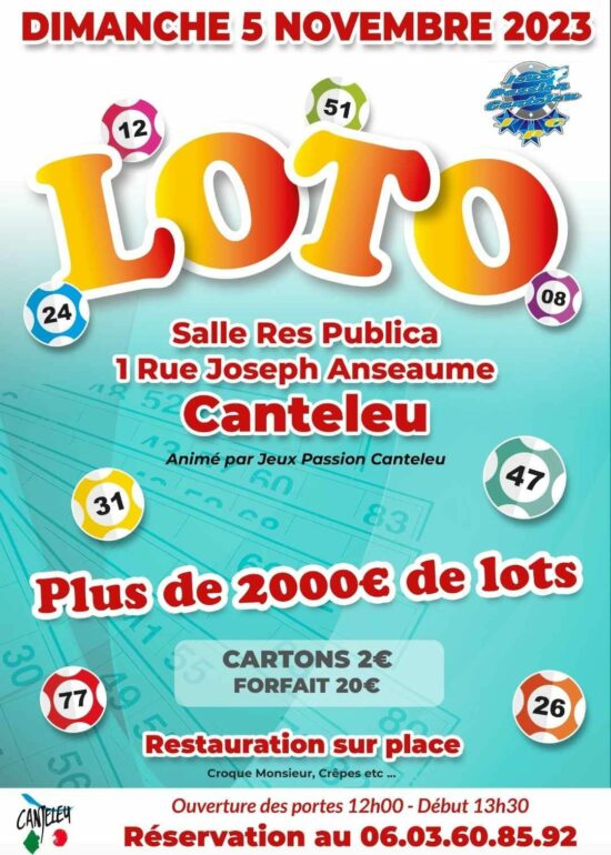 LOTO PRES EN 76 0 CANTELEU