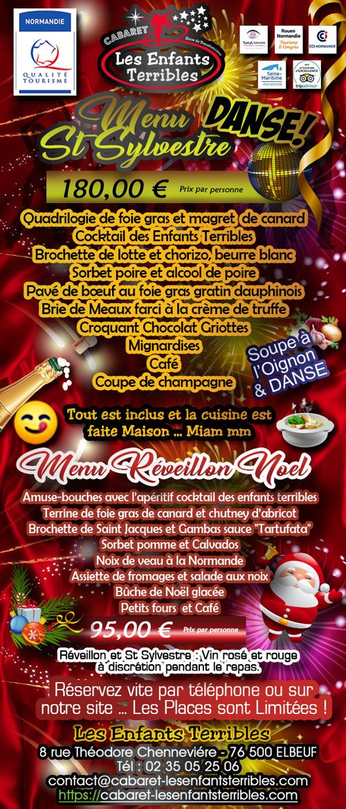 Réveillon de fin d'année sur la région de Rouen
