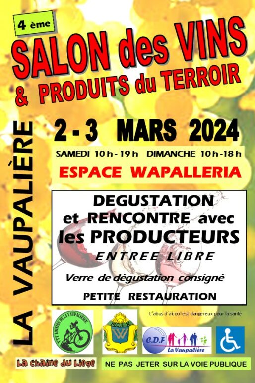 SALON DES PRODUCTEURS DE VIN EN MARS