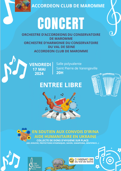 Concert accordéon à Maromme