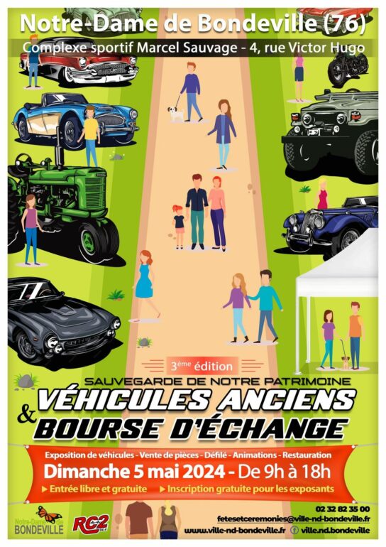 Véhicule ancien expo à Notre dame de Bondeville