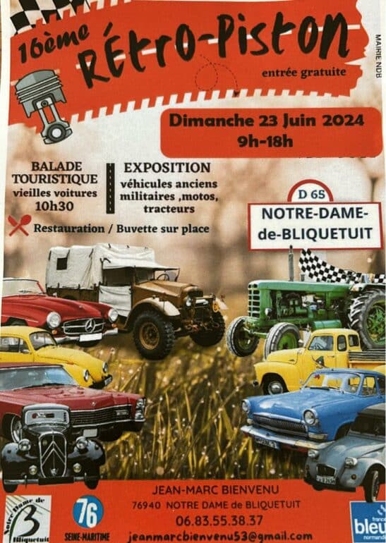 Salon retro auto en seine-maritime