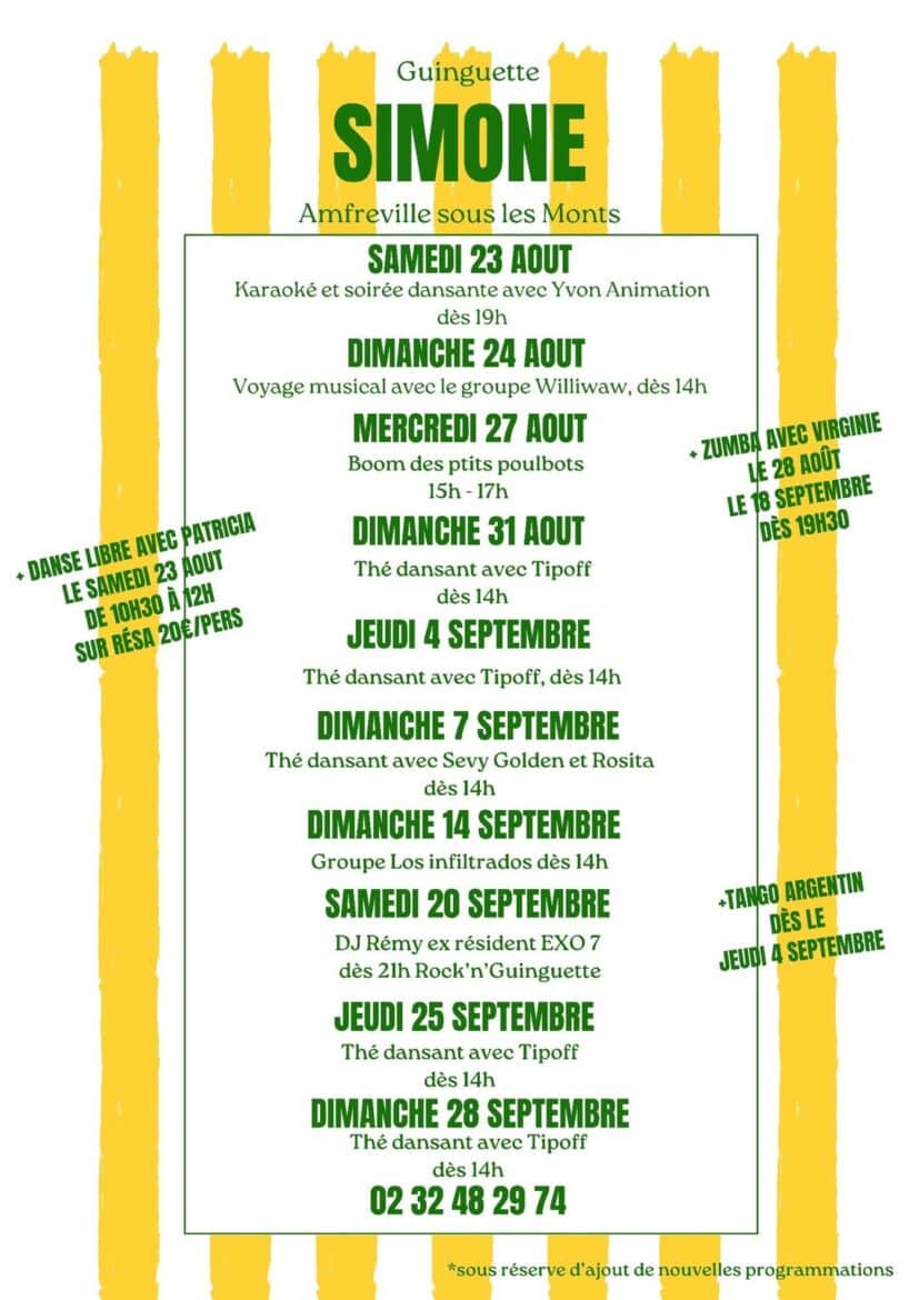 Guinguette à à 20 km de Rouen en 76