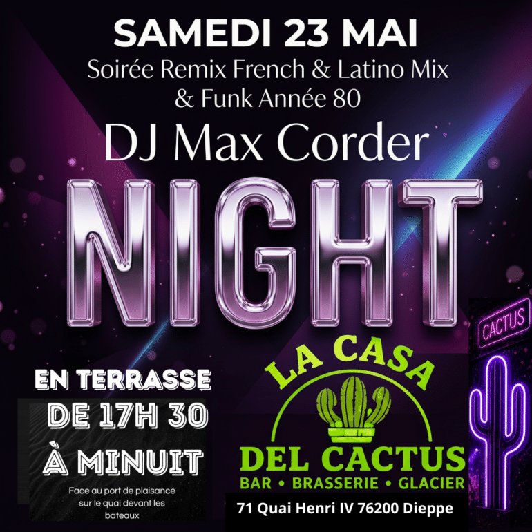 DE 17H 30 à MINUIT DIEPPE
